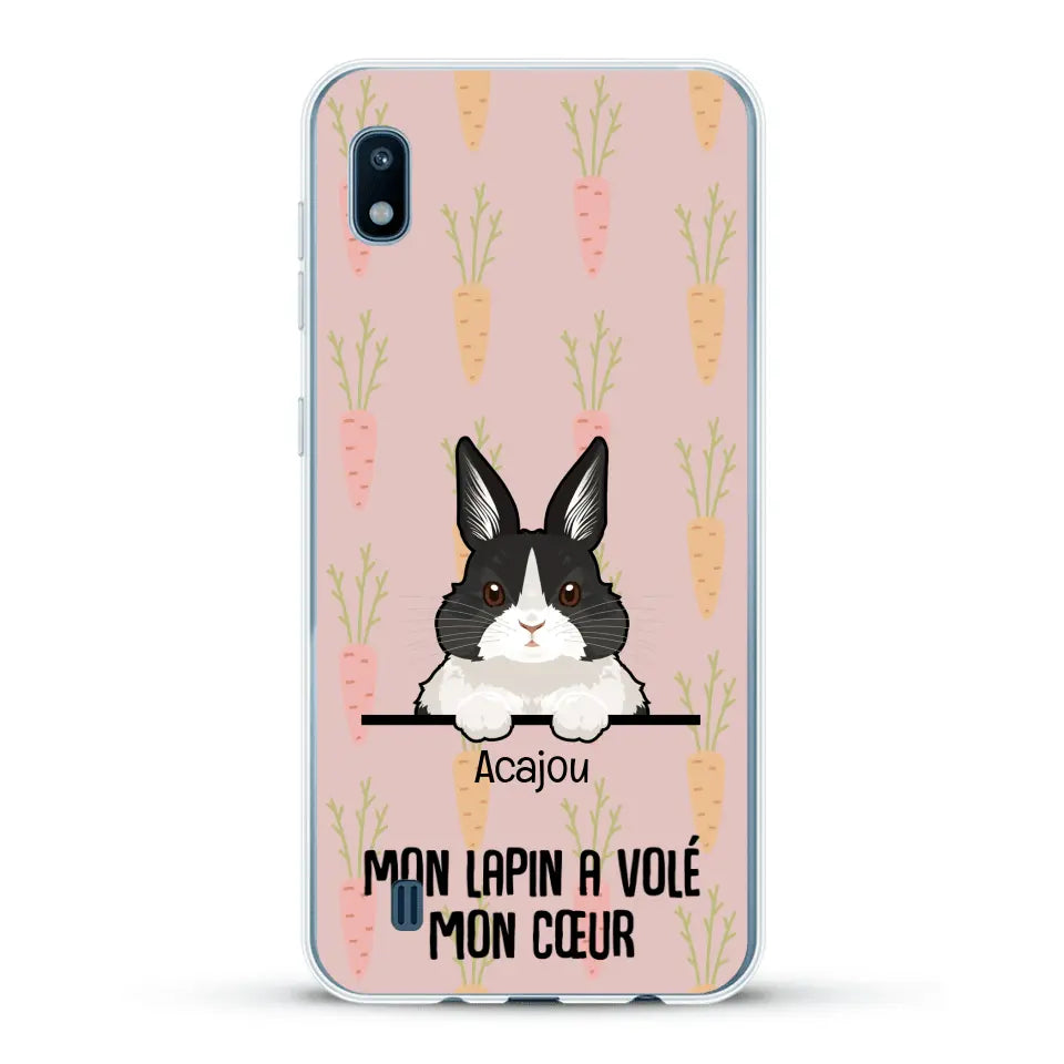 Mon lapin a volé mon cœur - Coque de téléphone personnalisée