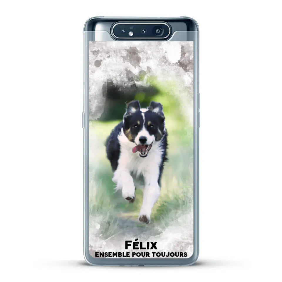 Cadre aquarelle - Coque de téléphone personnalisée