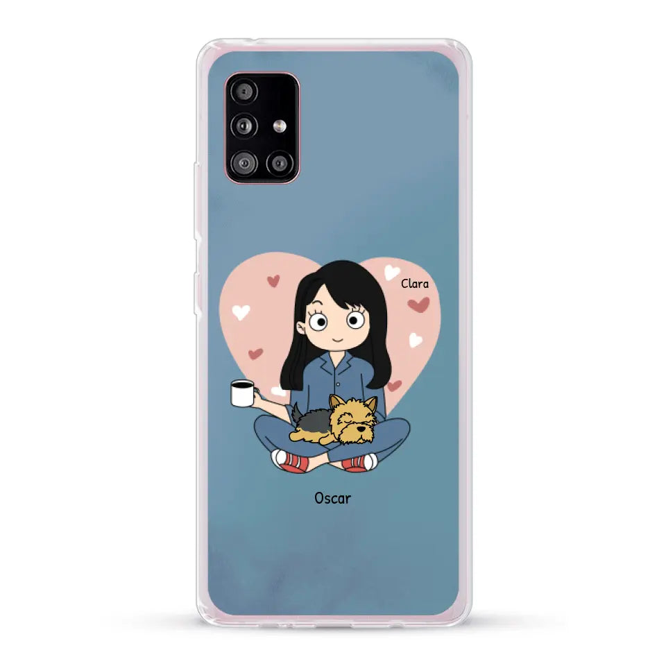 Maman chien BD - Coque de téléphone personnalisé