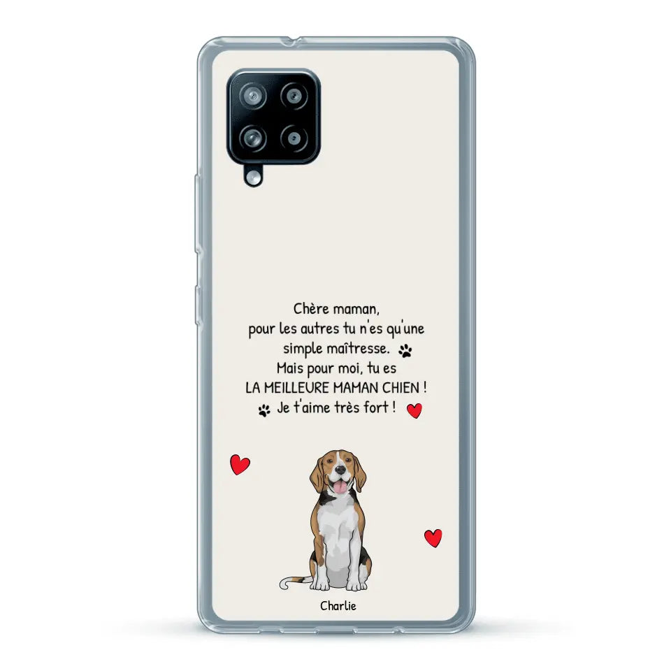 Meilleure maman chien du monde - Coque de téléphone personnalisée