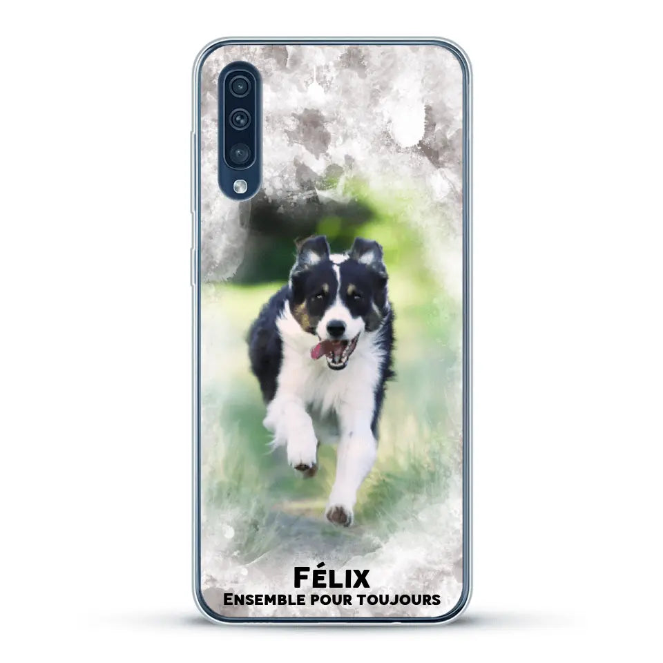 Cadre aquarelle - Coque de téléphone personnalisée