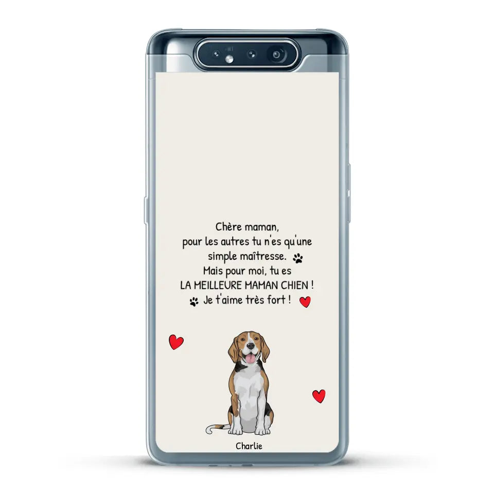 Meilleure maman chien du monde - Coque de téléphone personnalisée