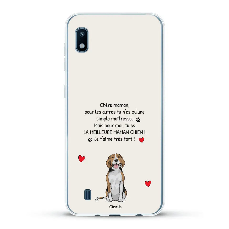 Meilleure maman chien du monde - Coque de téléphone personnalisée