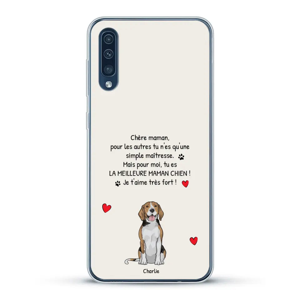 Meilleure maman chien du monde - Coque de téléphone personnalisée