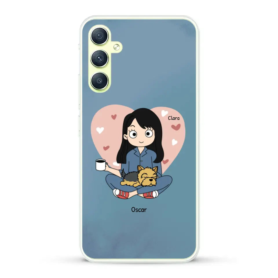 Maman chien BD - Coque de téléphone personnalisé