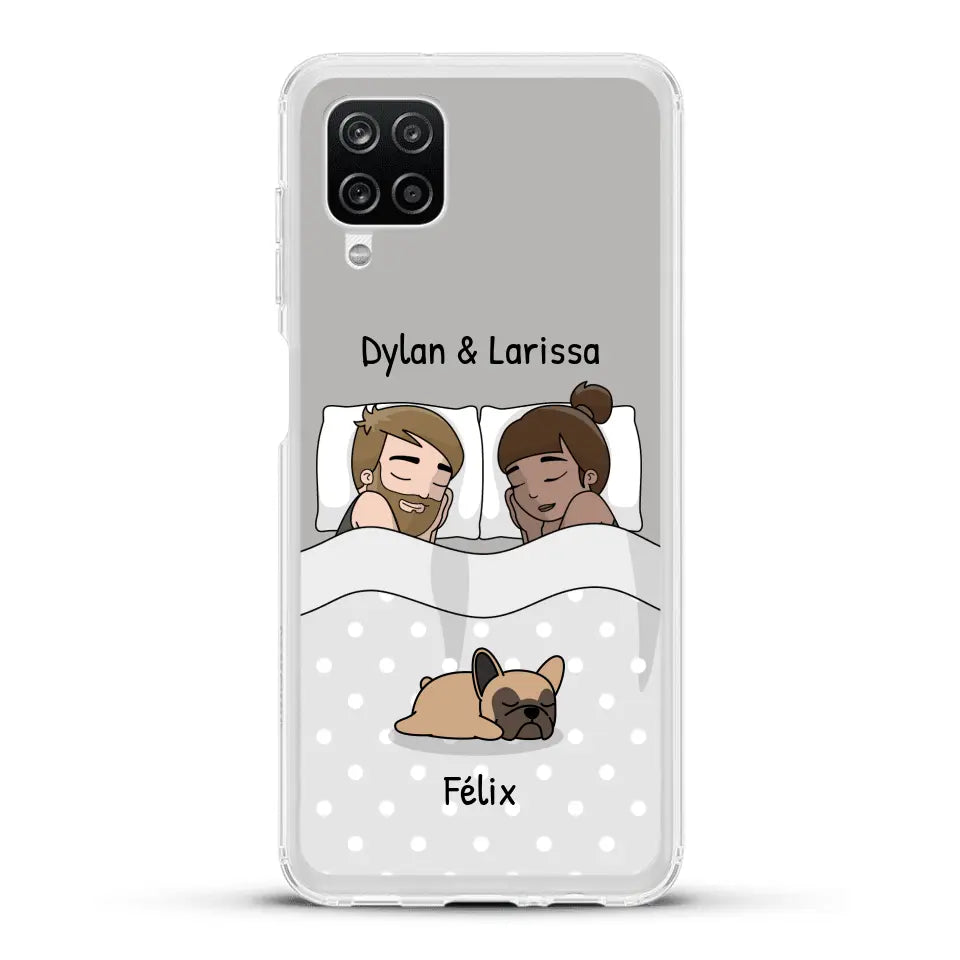 Câlins avec nos amis à poils - Coque de téléphone personnalisée