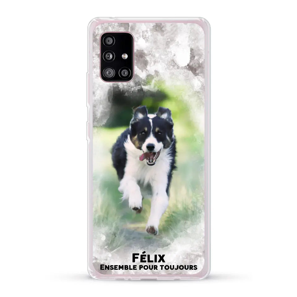 Cadre aquarelle - Coque de téléphone personnalisée