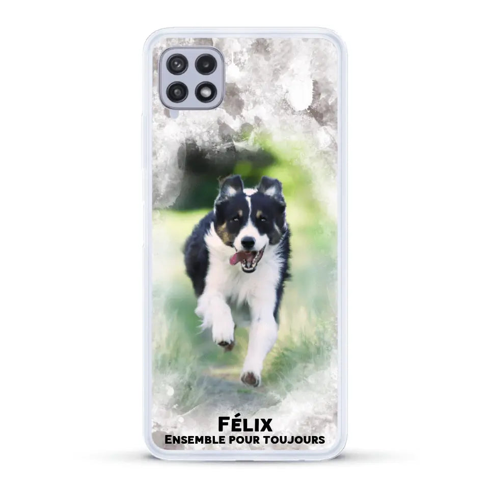 Cadre aquarelle - Coque de téléphone personnalisée