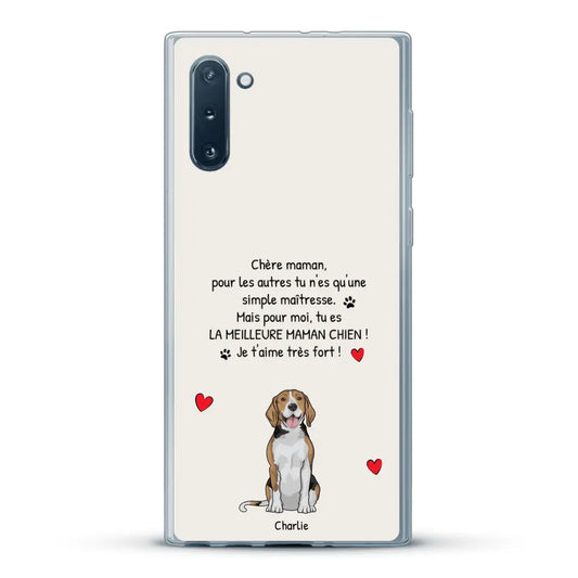 Meilleure maman chien du monde - Coque de téléphone personnalisée