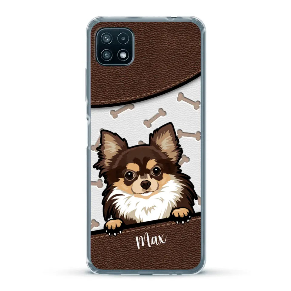 Chiens aspect cuir - Coque de téléphone personnalisée