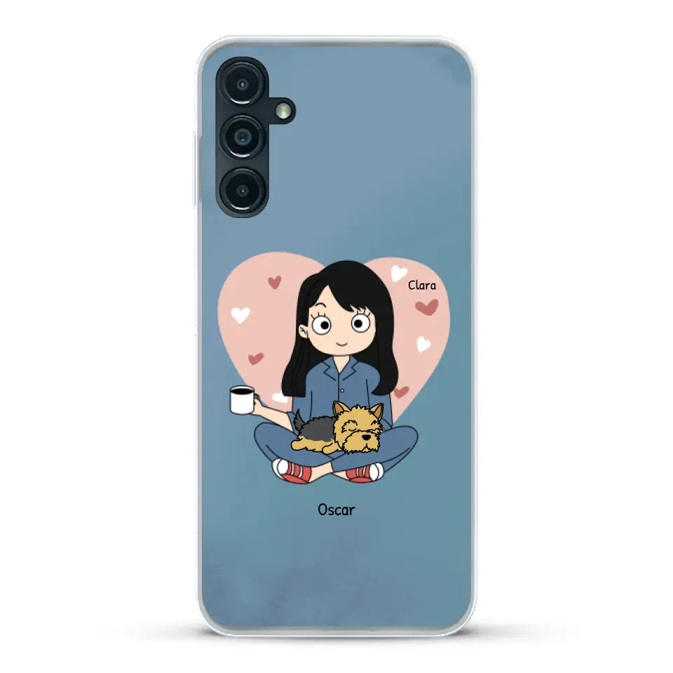 Maman chien BD - Coque de téléphone personnalisé