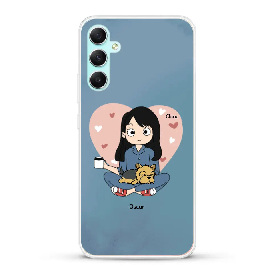 Maman chien BD - Coque de téléphone personnalisé