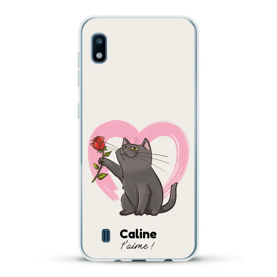 Ton chat t'aime - Coque de téléphone personnalisée