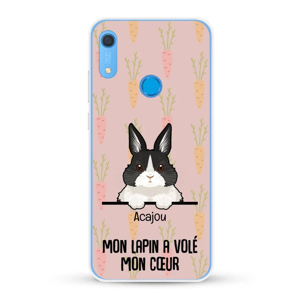 Mon lapin a volé mon cœur - Coque de téléphone personnalisée
