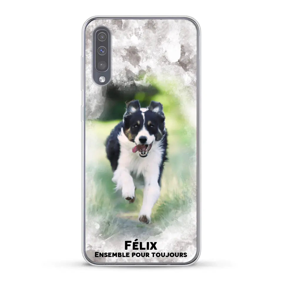 Cadre aquarelle - Coque de téléphone personnalisée