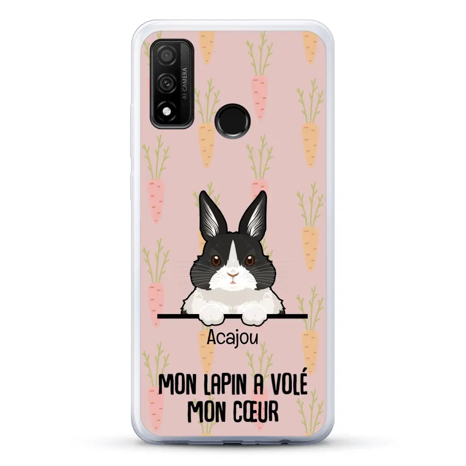 Mon lapin a volé mon cœur - Coque de téléphone personnalisée