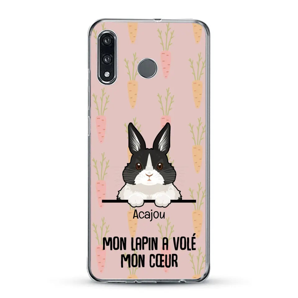 Mon lapin a volé mon cœur - Coque de téléphone personnalisée