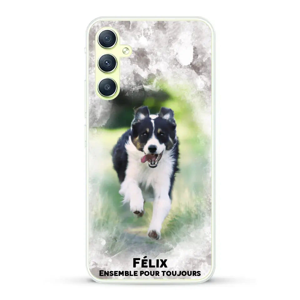 Cadre aquarelle - Coque de téléphone personnalisée