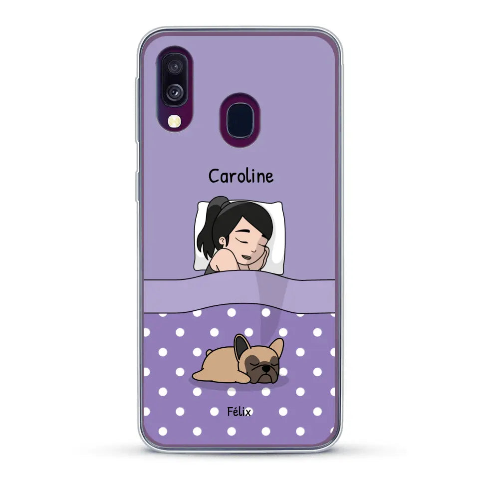 Câlins avec mes amis à poils - Coque de téléphone personnalisée