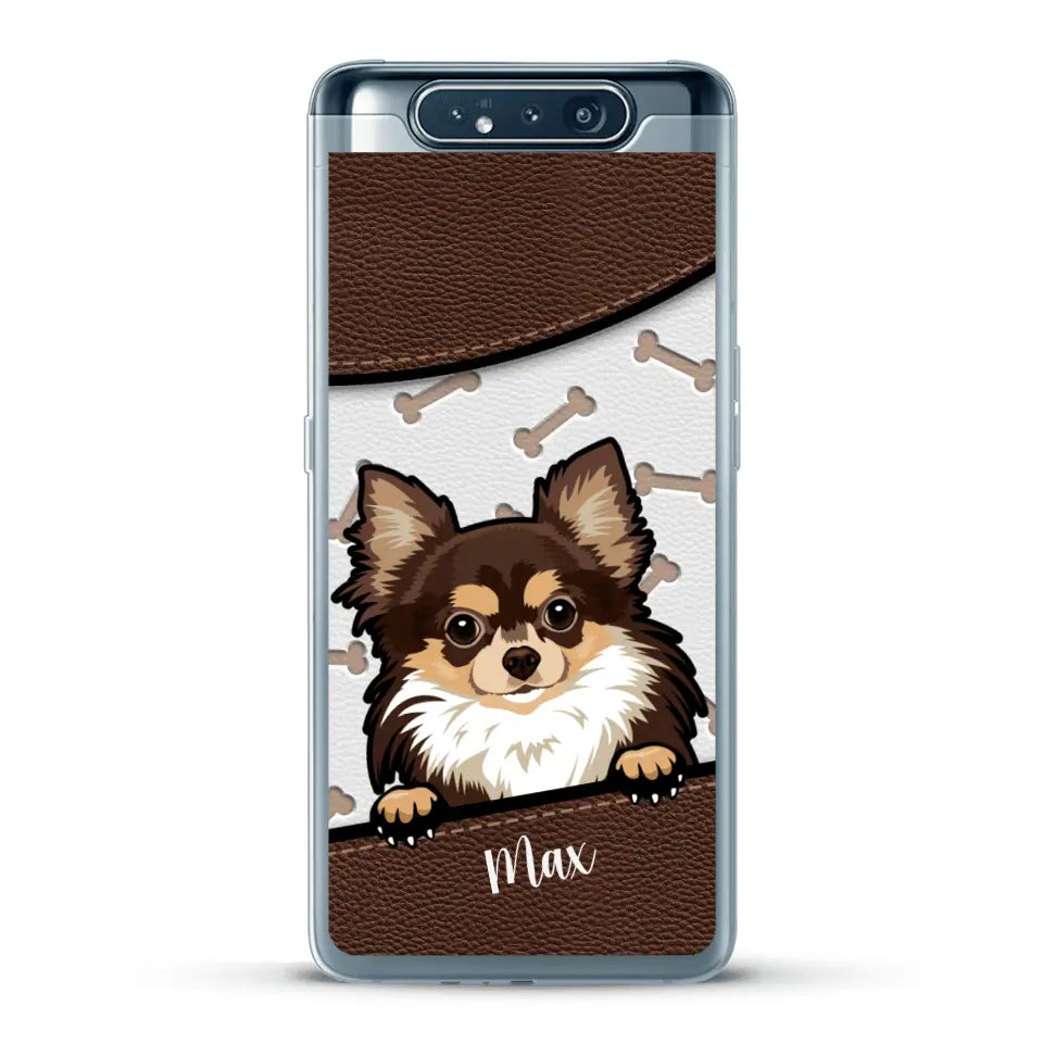 Chiens aspect cuir - Coque de téléphone personnalisée