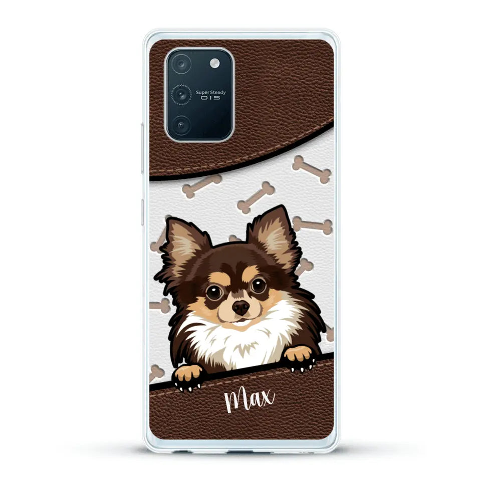 Chiens aspect cuir - Coque de téléphone personnalisée