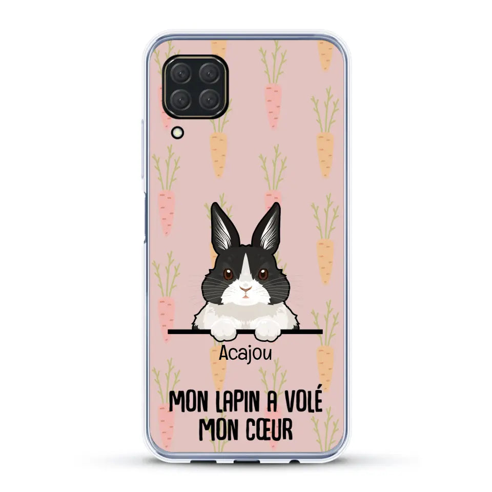 Mon lapin a volé mon cœur - Coque de téléphone personnalisée