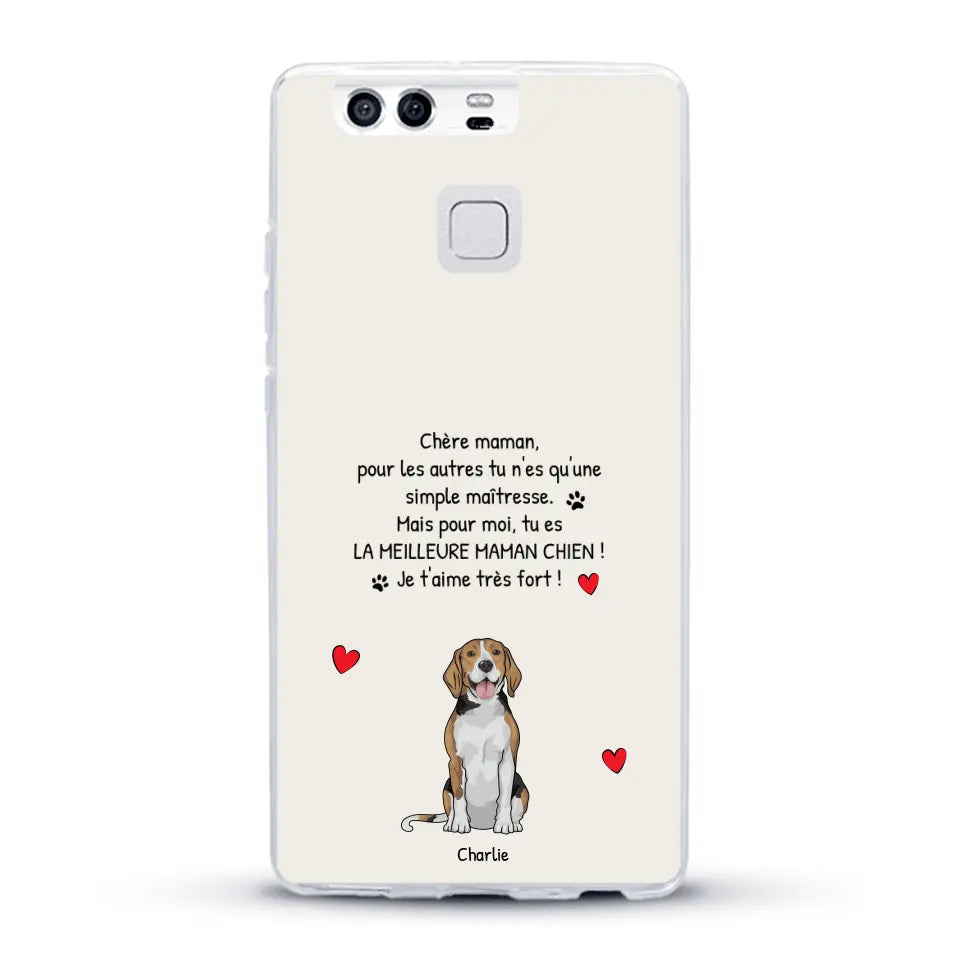 Meilleure maman chien du monde - Coque de téléphone personnalisée