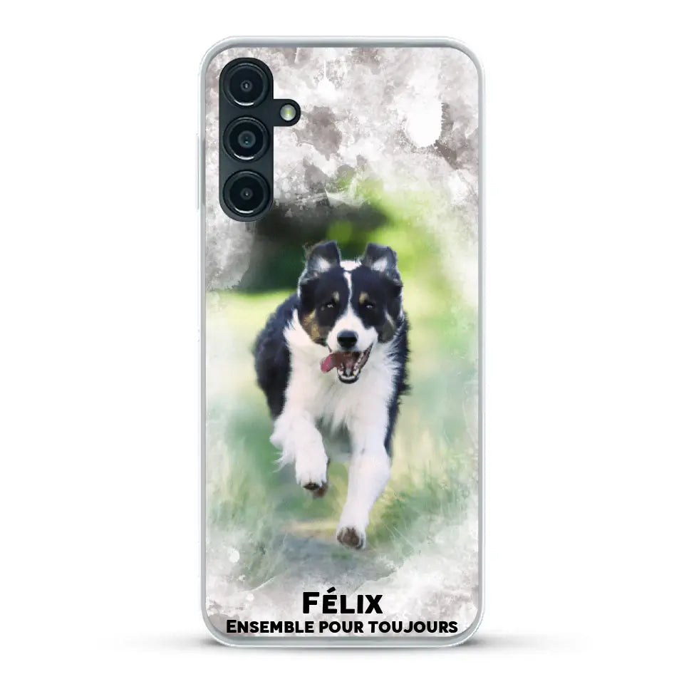 Cadre aquarelle - Coque de téléphone personnalisée