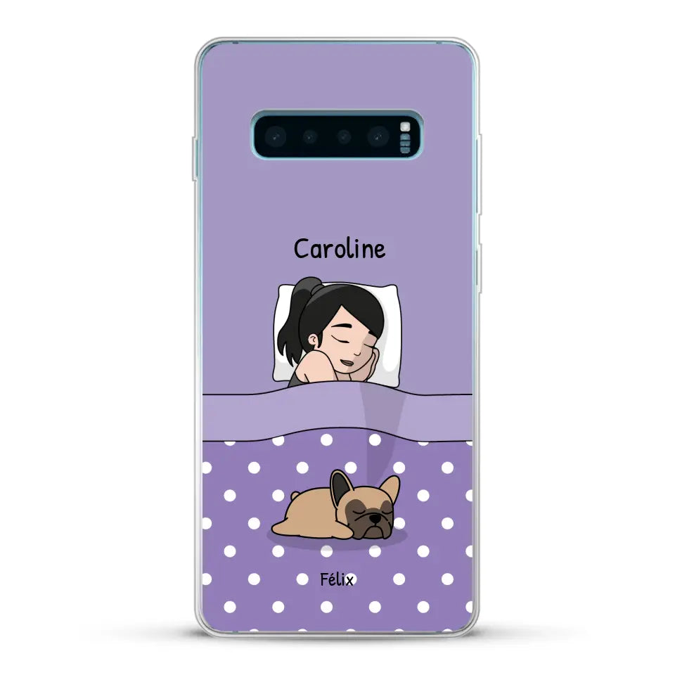 Câlins avec mes amis à poils - Coque de téléphone personnalisée