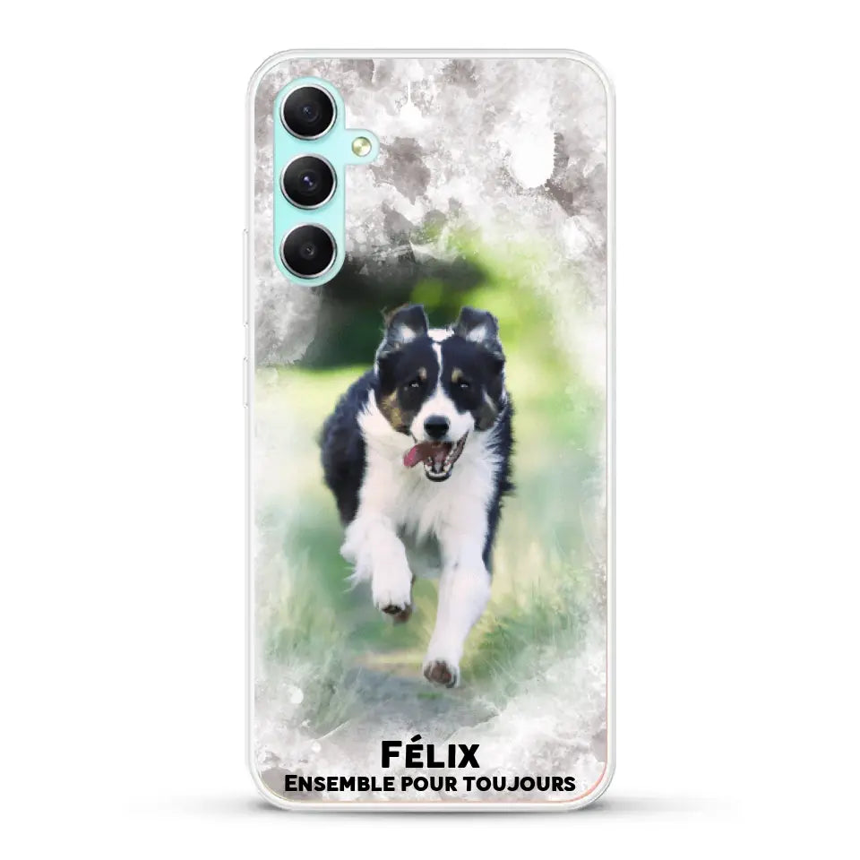 Cadre aquarelle - Coque de téléphone personnalisée