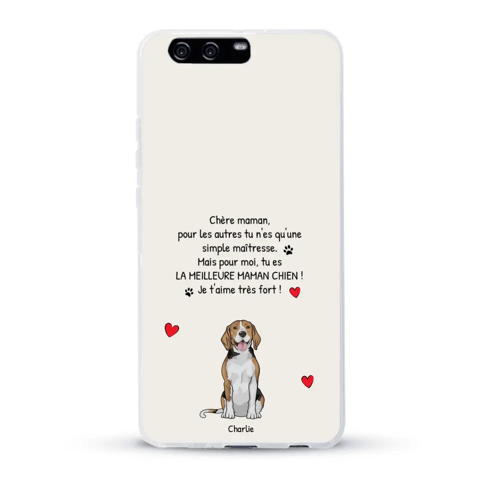 Meilleure maman chien du monde - Coque de téléphone personnalisée