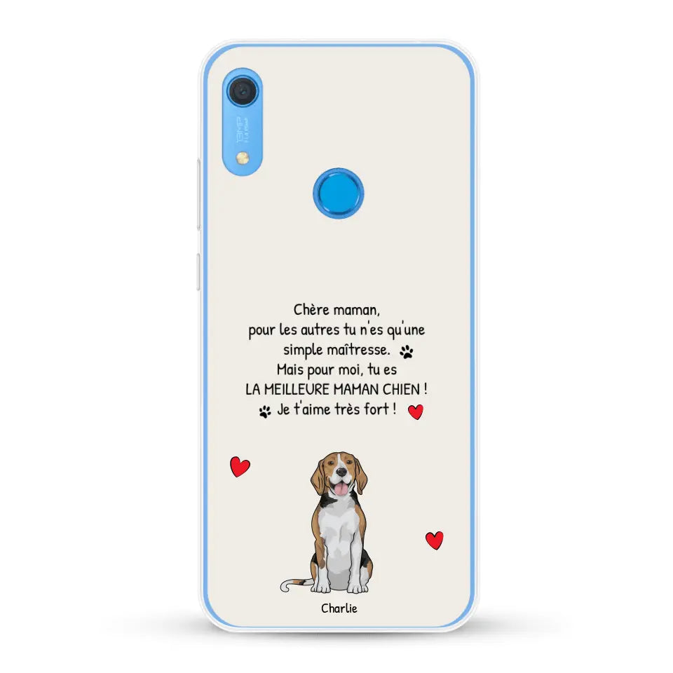 Meilleure maman chien du monde - Coque de téléphone personnalisée