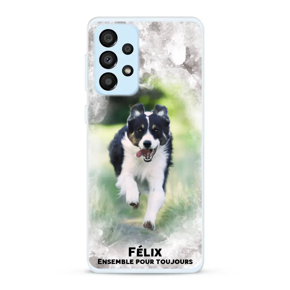 Cadre aquarelle - Coque de téléphone personnalisée