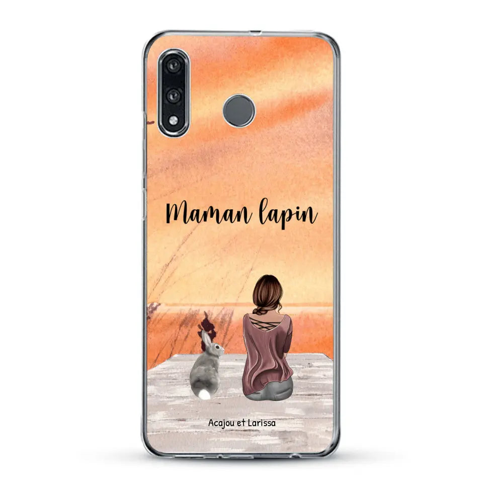 Meilleurs amis avec lapins - Coque de téléphone personnalisée