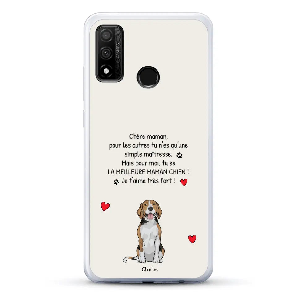 Meilleure maman chien du monde - Coque de téléphone personnalisée