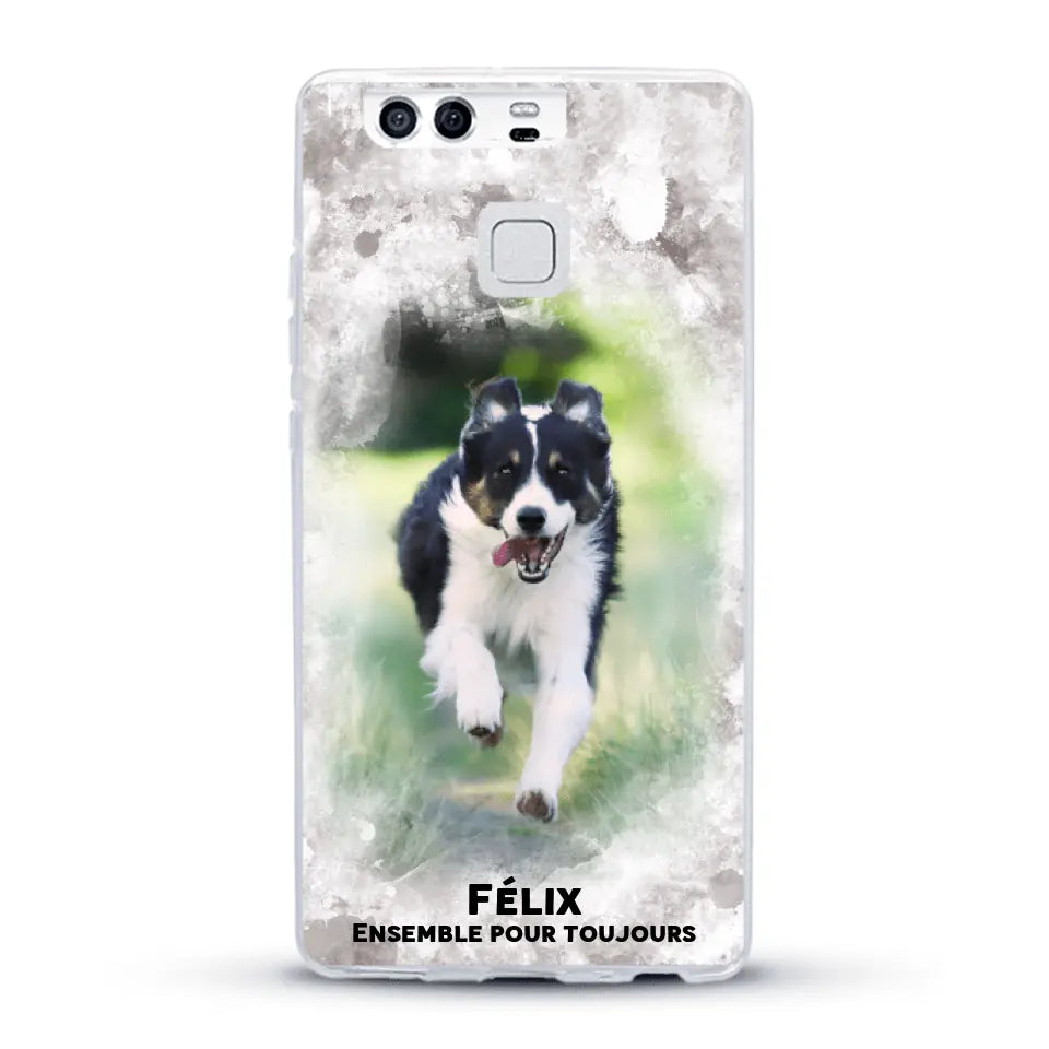 Cadre aquarelle - Coque de téléphone personnalisée