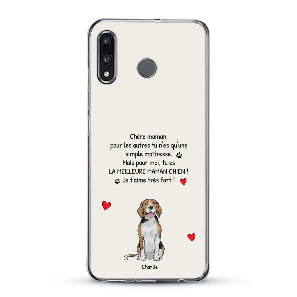 Meilleure maman chien du monde - Coque de téléphone personnalisée