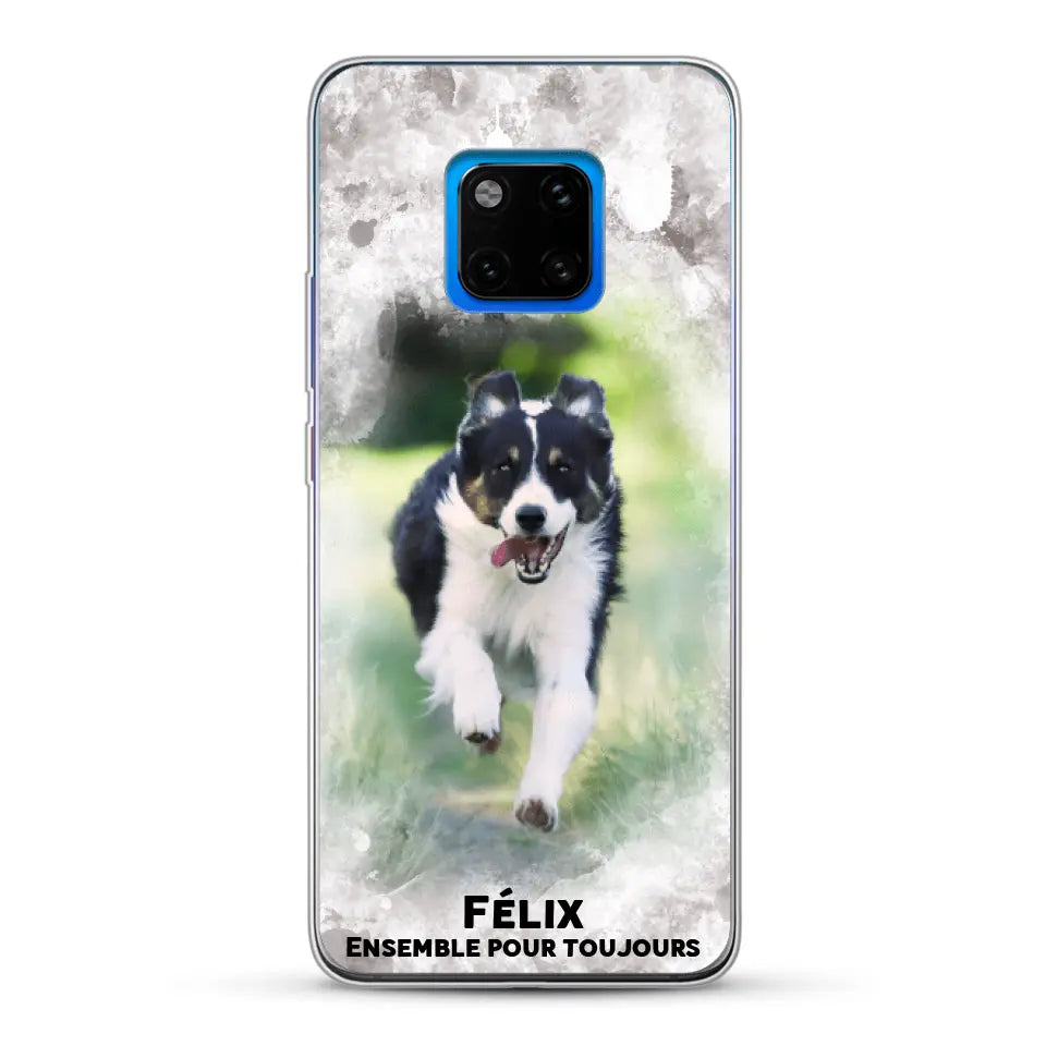 Cadre aquarelle - Coque de téléphone personnalisée