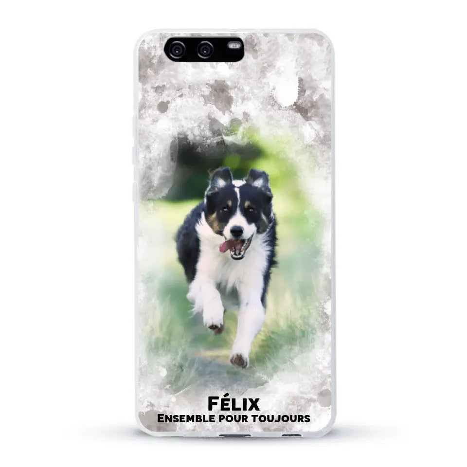 Cadre aquarelle - Coque de téléphone personnalisée