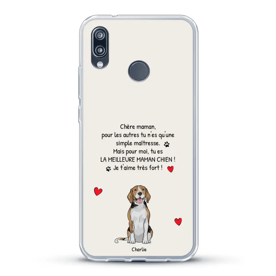 Meilleure maman chien du monde - Coque de téléphone personnalisée