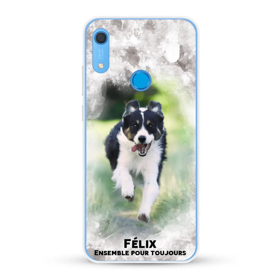 Cadre aquarelle - Coque de téléphone personnalisée