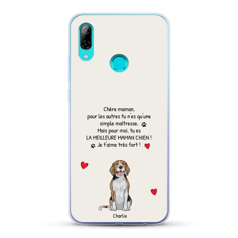 Meilleure maman chien du monde - Coque de téléphone personnalisée