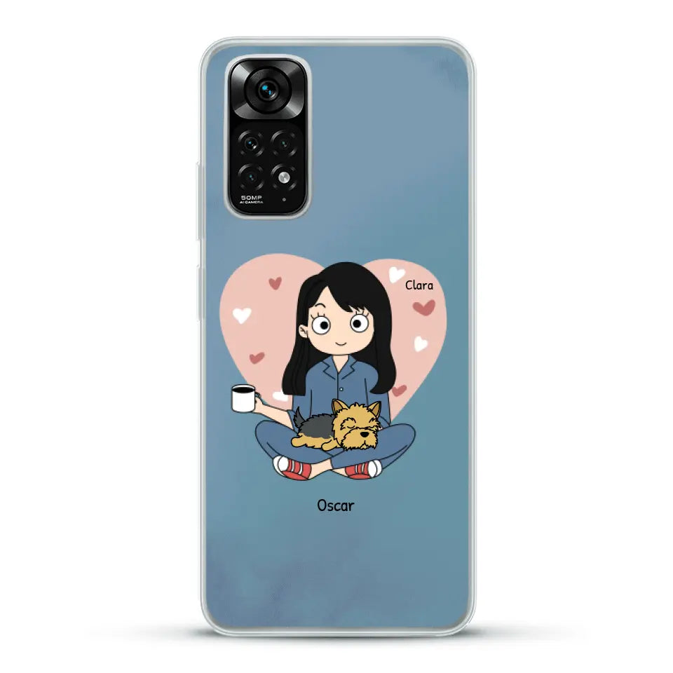 Maman chien BD - Coque de téléphone personnalisé