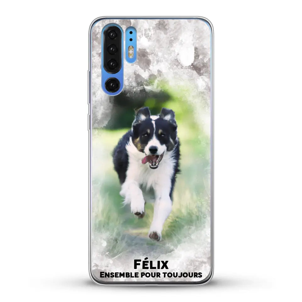 Cadre aquarelle - Coque de téléphone personnalisée