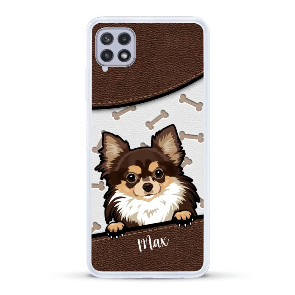 Chiens aspect cuir - Coque de téléphone personnalisée