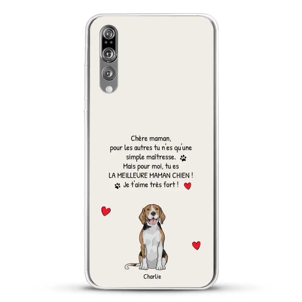 Meilleure maman chien du monde - Coque de téléphone personnalisée