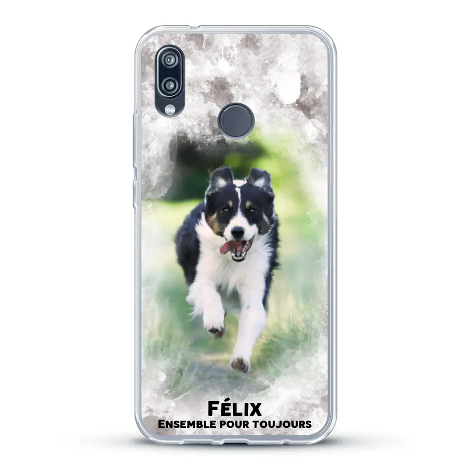 Cadre aquarelle - Coque de téléphone personnalisée