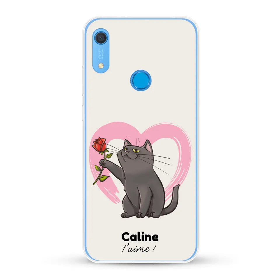 Ton chat t'aime - Coque de téléphone personnalisée