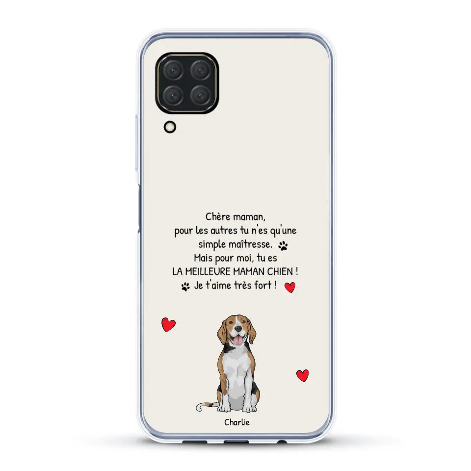 Meilleure maman chien du monde - Coque de téléphone personnalisée