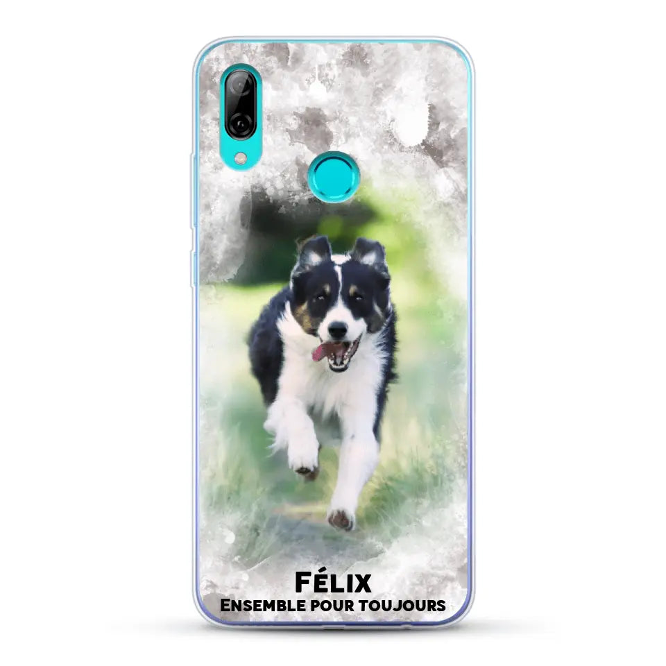 Cadre aquarelle - Coque de téléphone personnalisée